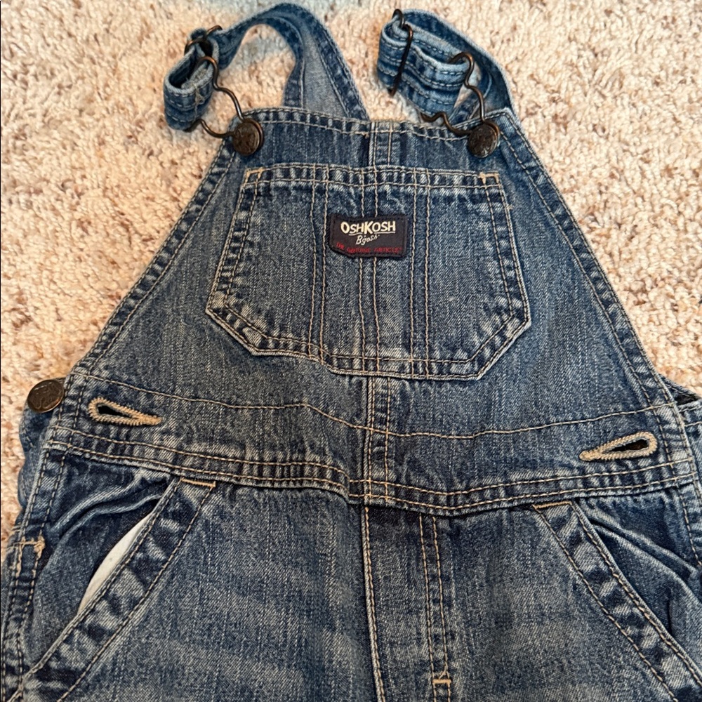 OshKosh B'gosh 24M Classic Blue Denim Overalls
